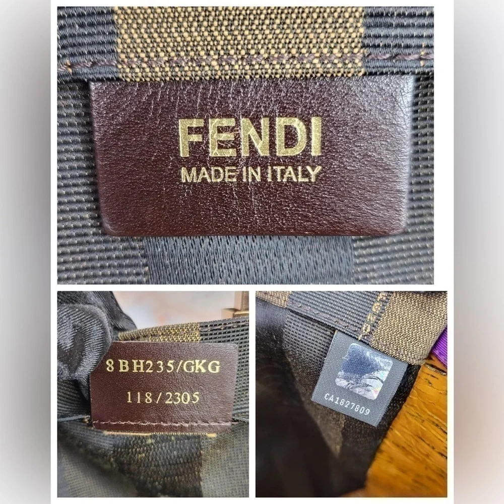Fendi PEQUIN SHOPPING TOTE BAG - Picture 16 of 17